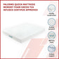 Palermo Queen Mattress Memory Foam Green Tea Infused CertiPUR Approved