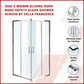 1200 x 900mm Sliding Door Nano Safety Glass Shower Screen By Della Francesca