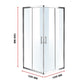 1200 x 1200mm Sliding Door Nano Safety Glass Shower Screen By Della Francesca