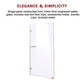 700 x 2000mm Frameless 10mm Safety Glass Shower Screen