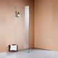 800 x 2100mm Frameless 10mm Safety Glass Shower Screen