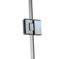 90 x 200cm Wall to Wall Frameless Shower Screen 10mm Glass By Della Francesca