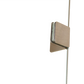 90 x 200cm Wall to Wall Frameless Shower Screen 10mm Glass By Della Francesca