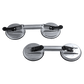 4 x Double Suction Glass Lifting Tool 70kg Vacuum Puller Lifter Aluminium