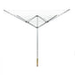 4 Arm Rotary Airer Outdoor Washing Line Clothes Dryer 50m Length