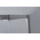 1400-1600mm Sliding Door Safety Glass Shower Screen Chrome By Della Francesca