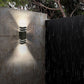 Modern 12" LED Up Down Wall Light dual Lamp Fixtures Outdoor Dusk to Dawn Sensor
