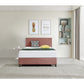 Linen Fabric Double Bed Deluxe Headboard Bedhead - Pearl Copper Brown