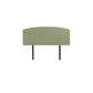 Linen Fabric Queen Bed Curved Headboard Bedhead - Olive Green