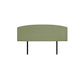 Linen Fabric King Bed Curved Headboard Bedhead - Olive Green