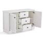 Margaux White Coastal Style Sideboard Buffet Unit