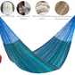 Mayan Legacy Single Size Cotton Mexican Hammock in Caribe Colour
