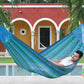Mayan Legacy Single Size Cotton Mexican Hammock in Caribe Colour