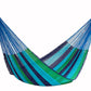 Mayan Legacy Single Size Cotton Mexican Hammock in Oceanica Colour