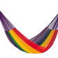 Mayan Legacy Single Size Cotton Mexican Hammock in Rainbow Colour