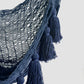 Deluxe Extra Large Mexican Hammock Chair in Outdoor Cotton Colour Blue