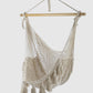 Deluxe Hammock Swing Chair in Plain Cream