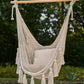 Deluxe Hammock Swing Chair in Plain Cream