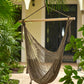 Mayan Legacy Extra Large Outdoor Cotton Mexican Hammock Chair in Cedar Colour