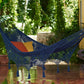 Mayan Legacy King Size Deluxe Outdoor Cotton Mexican Hammock in Blue Colour