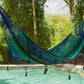 Mayan Legacy King Size Deluxe Outdoor Cotton Mexican Hammock in Caribe Colour