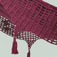 Mayan Legacy King Size Deluxe Outdoor Cotton Mexican Hammock in Maroon Colour
