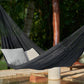 Mayan Legacy King Size Outdoor Cotton Mexican Hammock in Black Colour
