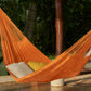 Mayan Legacy King Size Outdoor Cotton Mexican Hammock in Orange  Colour
